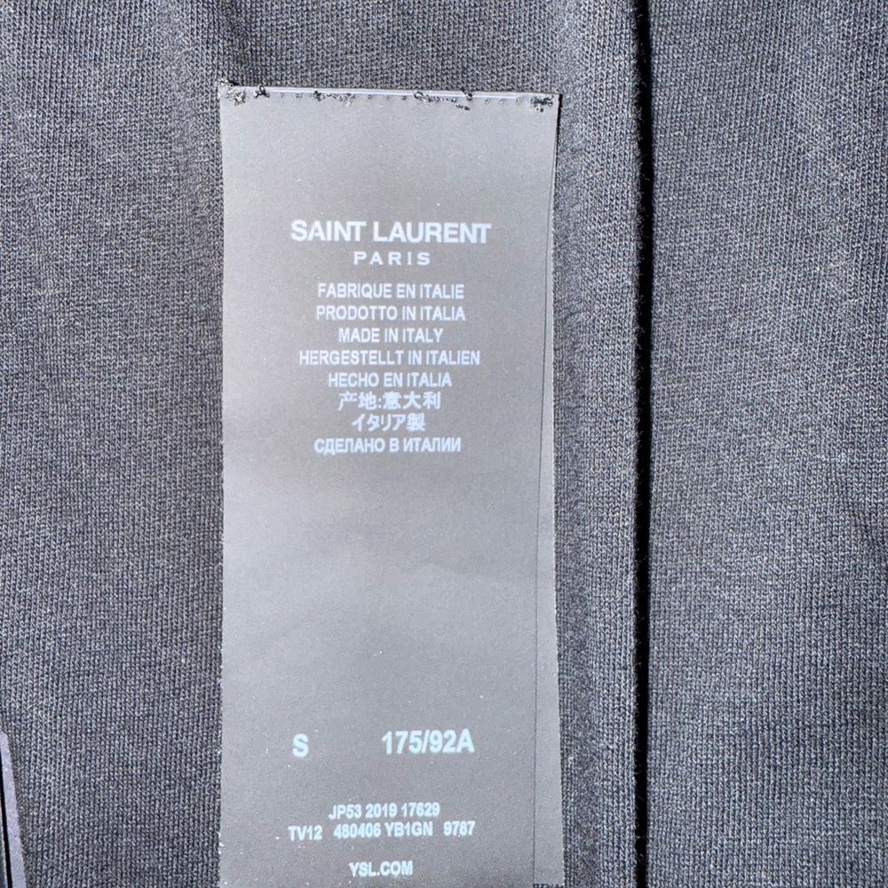 Saint Laurent Classic Black Tee - Picture 6 of 6